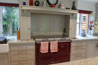 A kitchen which was design built and installed by Grover Furniture Ltd