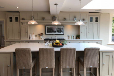 A kitchen which was design built and installed by Grover Furniture Ltd