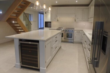 A kitchen which was design built and installed by Grover Furniture Ltd