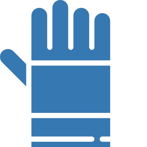 An icon depicting a glove
